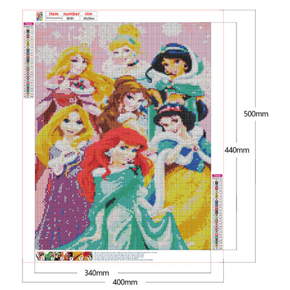 Disney Princess - Full Square Drill Diamond Painting 40*50CM