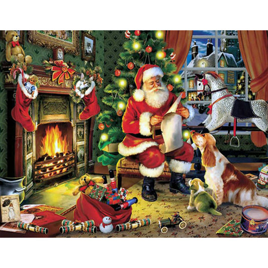 Santa Claus - Full Square Drill Diamond Painting 50*40CM