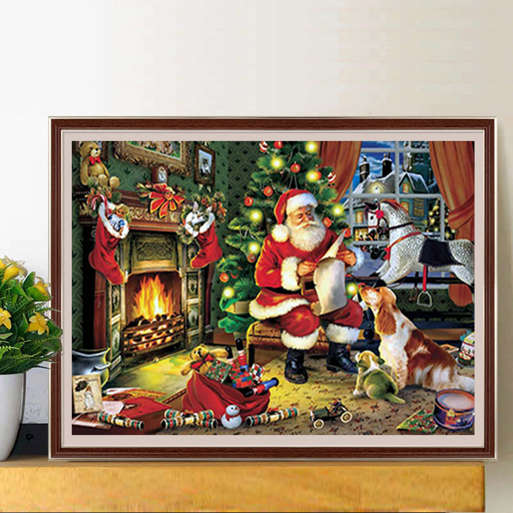 Santa Claus - Full Square Drill Diamond Painting 50*40CM