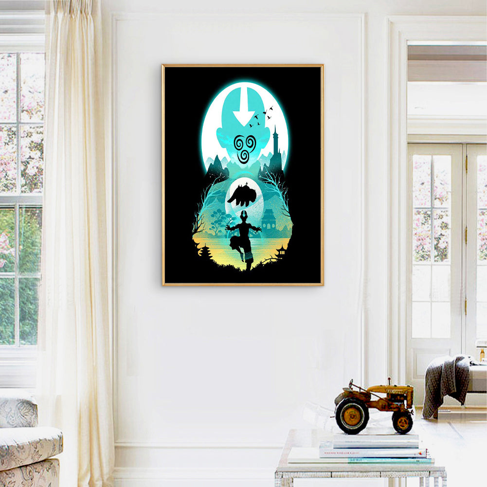 Avatar: The Last Airbender - Full Round Drill Diamond Painting 30*40CM