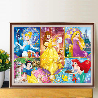 Disney Princess - Full Round Drill Diamond Painting 40*30CM