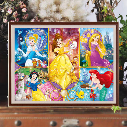 Disney Princess - Full Round Drill Diamond Painting 40*30CM