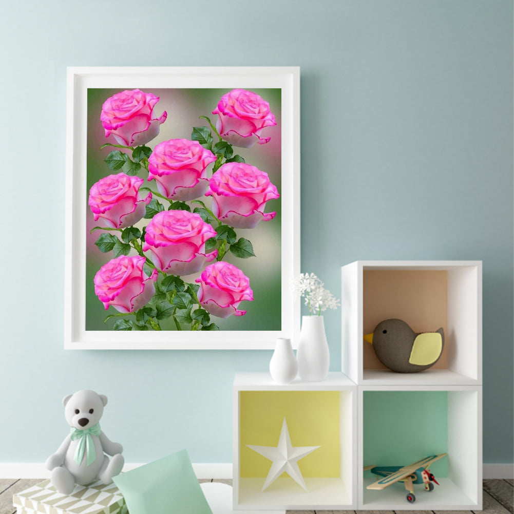 Rose - Full Round Drill Diamond Painting 50*60CM