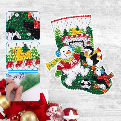 DIY Diamonds Mosaic Sticker Art Crafts 5D Handmade Christmas Kits Children Gifts