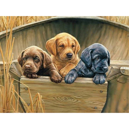 Labrador Dog - Full Square Drill Diamond Painting 40*30CM