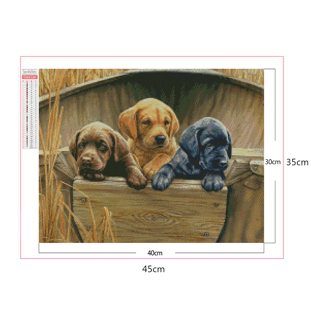 Labrador Dog - Full Square Drill Diamond Painting 40*30CM
