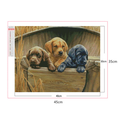 Labrador Dog - Full Square Drill Diamond Painting 40*30CM