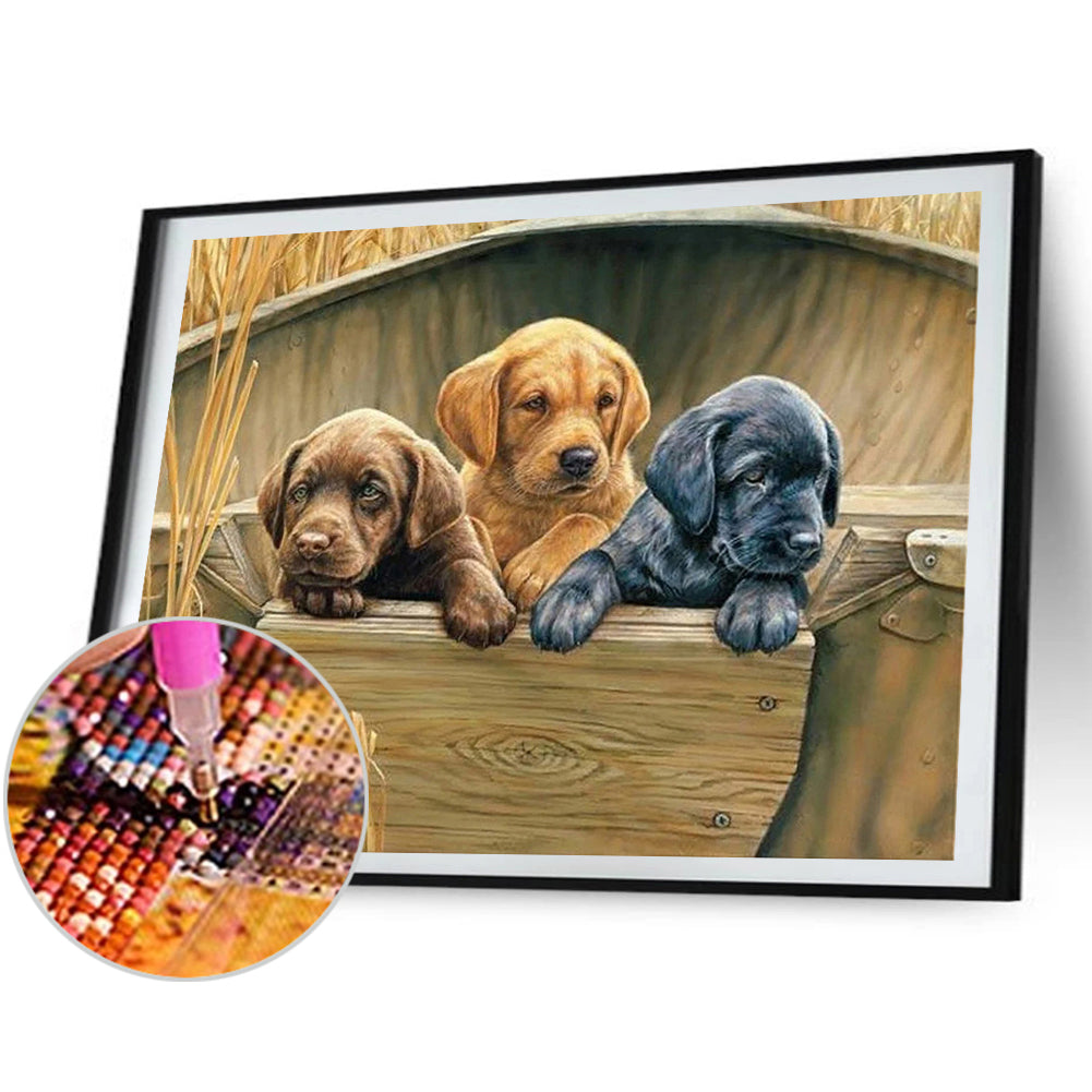 Labrador Dog - Full Square Drill Diamond Painting 40*30CM