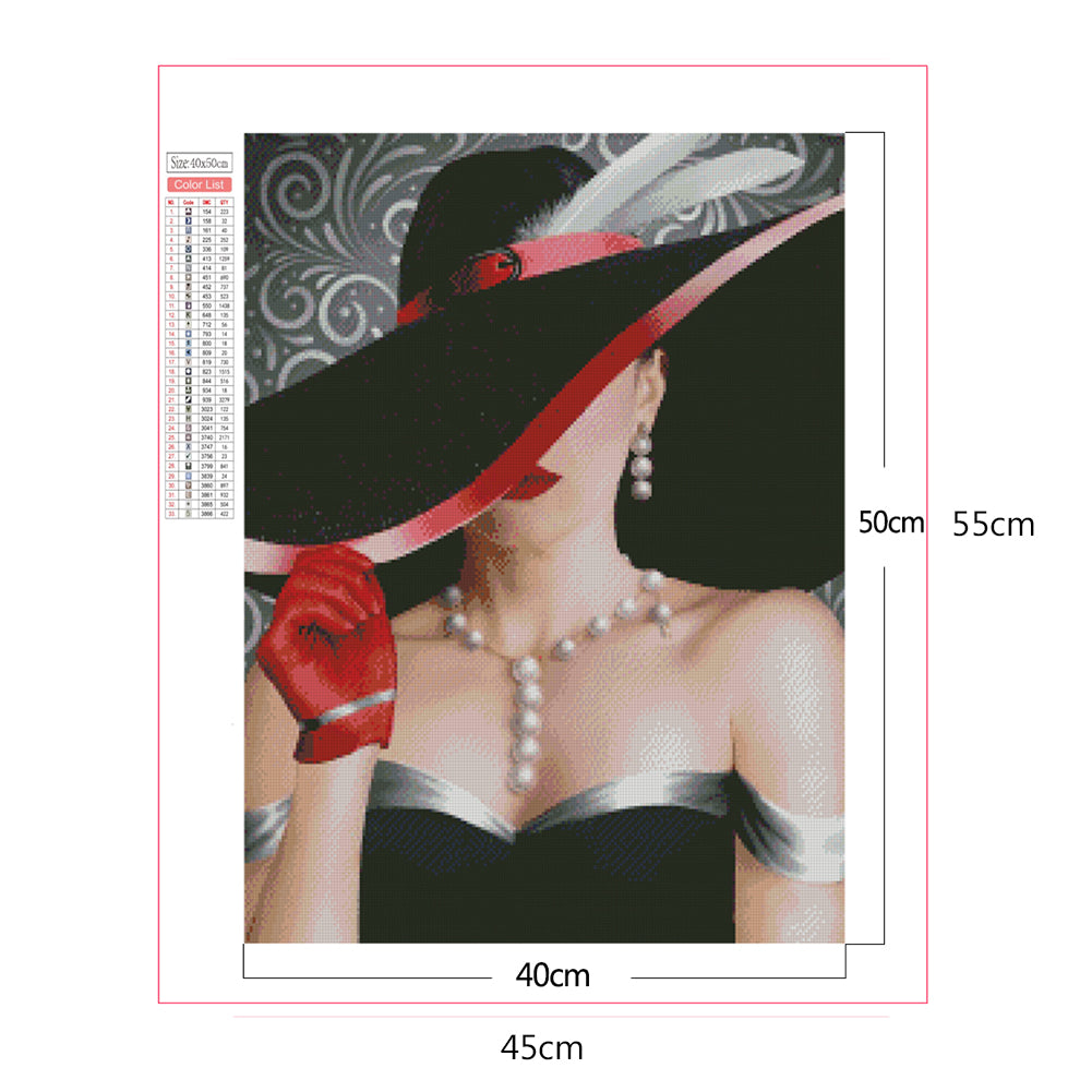 Modern Girl - Full Square Drill Diamond Painting 40*50CM