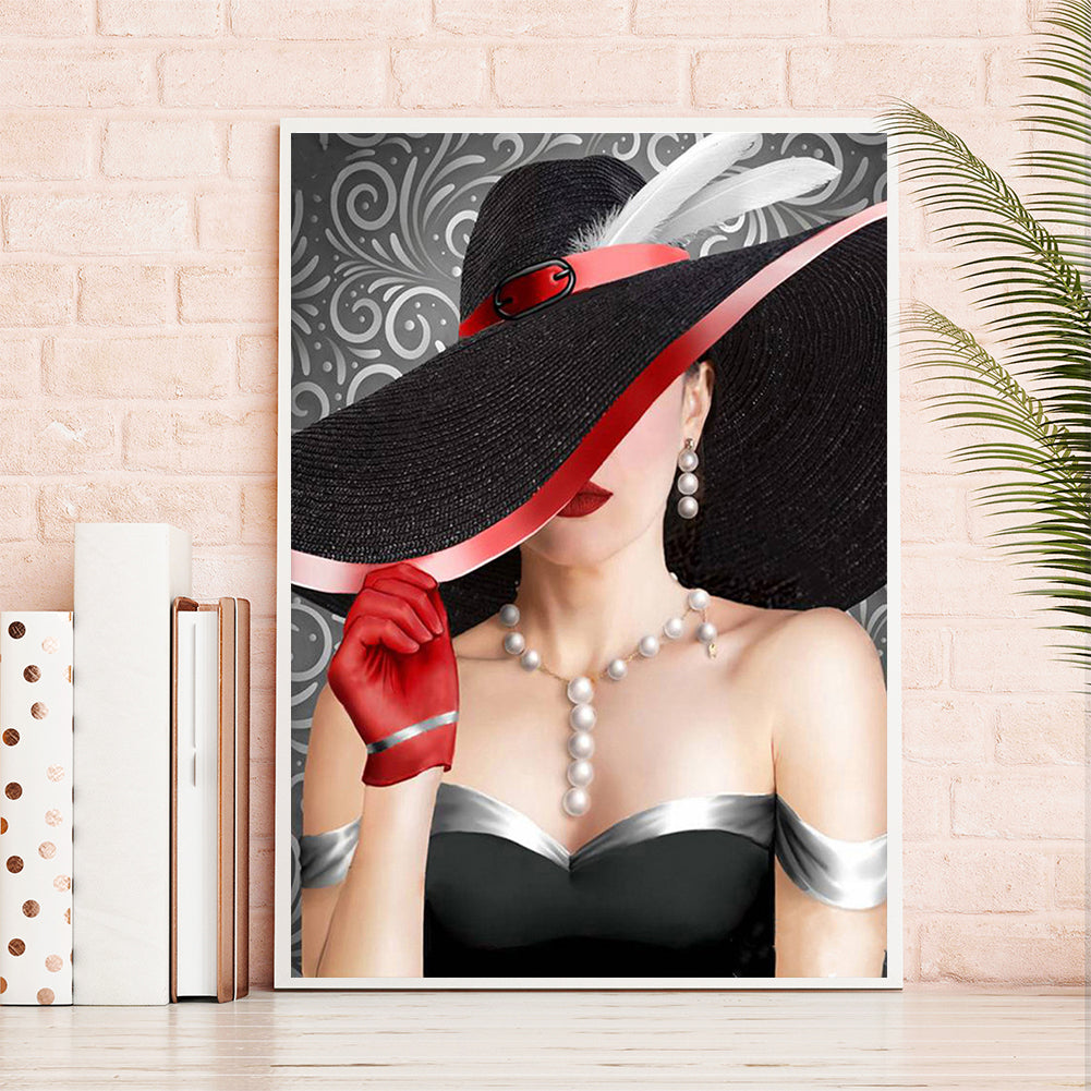 Modern Girl - Full Square Drill Diamond Painting 40*50CM