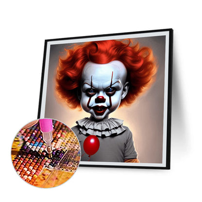 Clown - Full Square Drill Diamond Painting 30*30CM