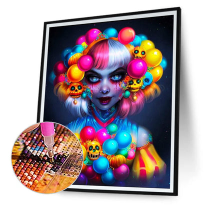 Clown Doll - Full Round Drill Diamond Painting 40*50CM