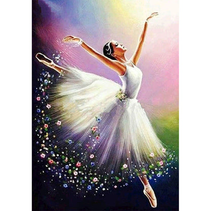 Ballet Girl - Full Round Drill Diamond Painting 50*60CM