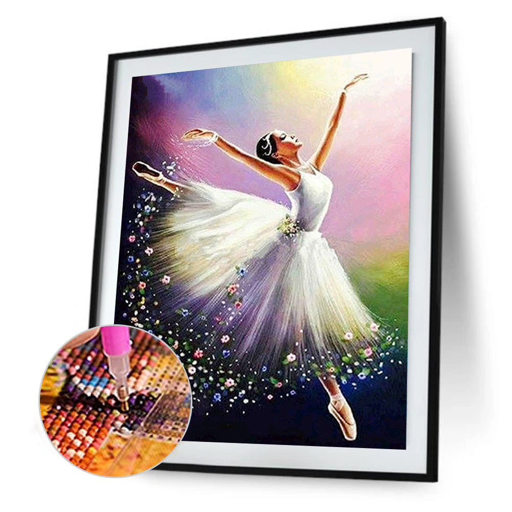 Ballet Girl - Full Round Drill Diamond Painting 50*60CM