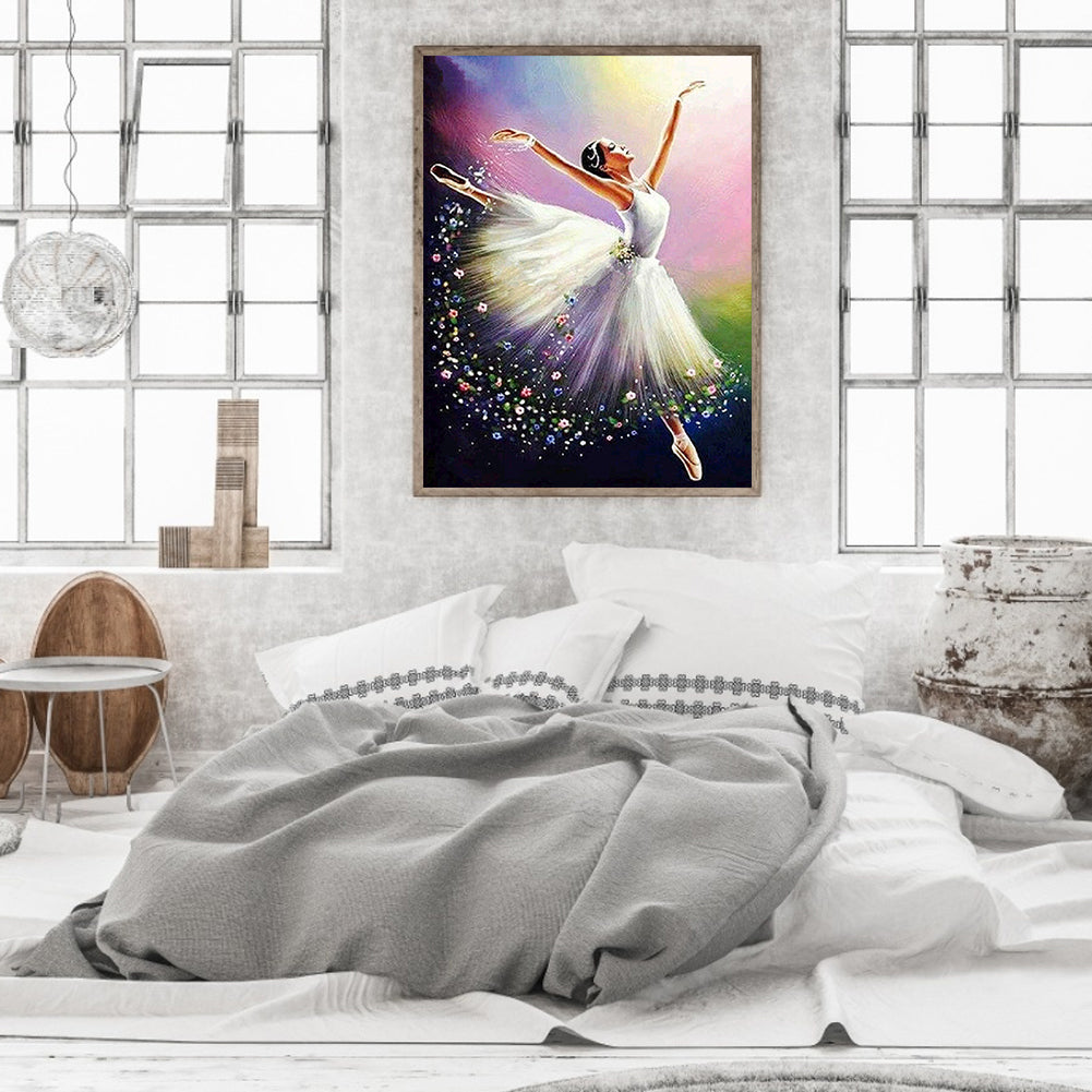 Ballet Girl - Full Round Drill Diamond Painting 50*60CM