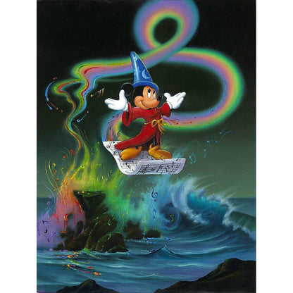 Mickey Mouse - Full Round Drill Diamond Painting 30*40CM