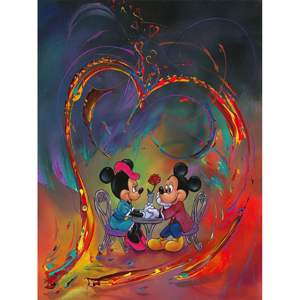 Mickey Mouse - Full Round Drill Diamond Painting 30*40CM