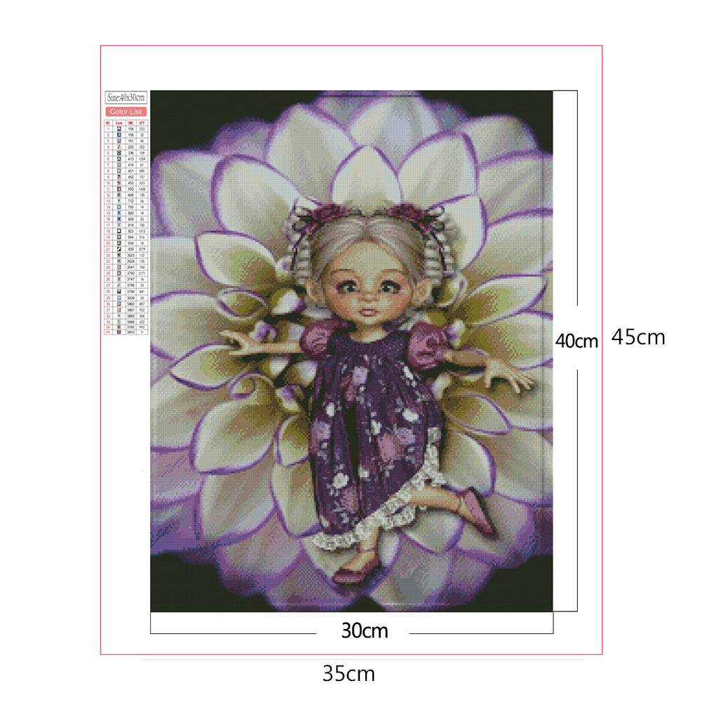 Big Eyed Elf - Full Square Drill Diamond Painting 30*40CM