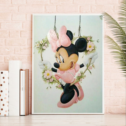 Mickey Mouse Minnie Mouse - Full Square Drill Diamond Painting 40*50CM