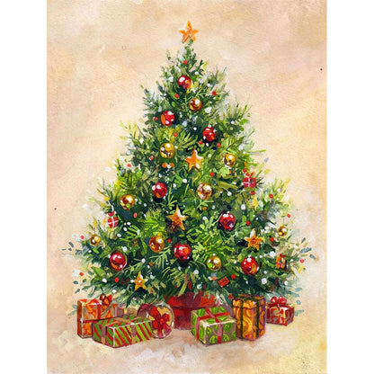 Christmas Tree With Bells - Full Square Drill Diamond Painting 40*50CM