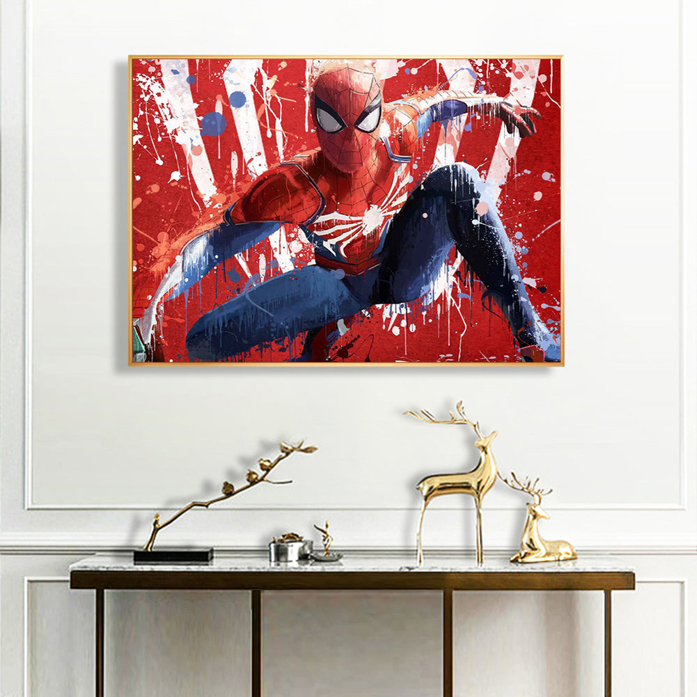 5d Spiderman Diamond Painting, Home Decor, Drill