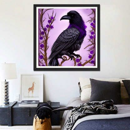 Crow - Full Round Drill Diamond Painting 40*40CM