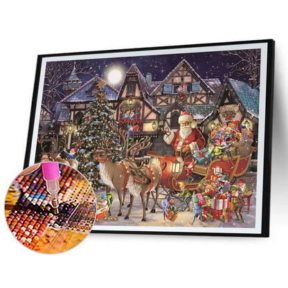 Santa Claus - Full Round Drill Diamond Painting 50*40CM