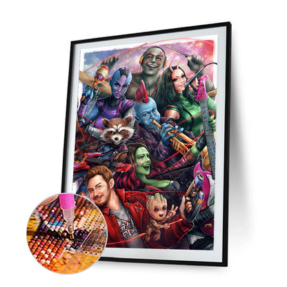 Guardians Of The Galaxy - Full Round Drill Diamond Painting 40*55CM