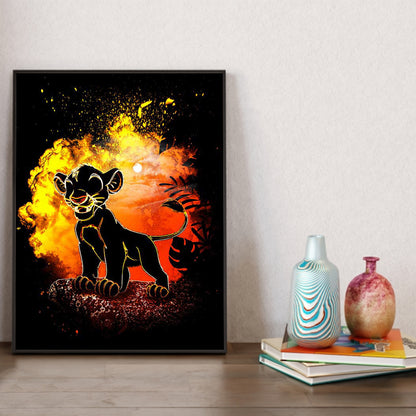 Lion King - Full Square Drill Diamond Painting 30*40CM