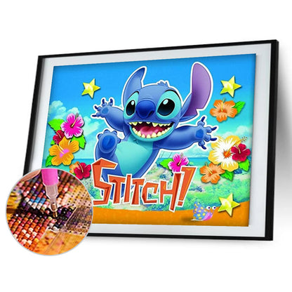 Stitch - Full Round Drill Diamond Painting 40*30CM