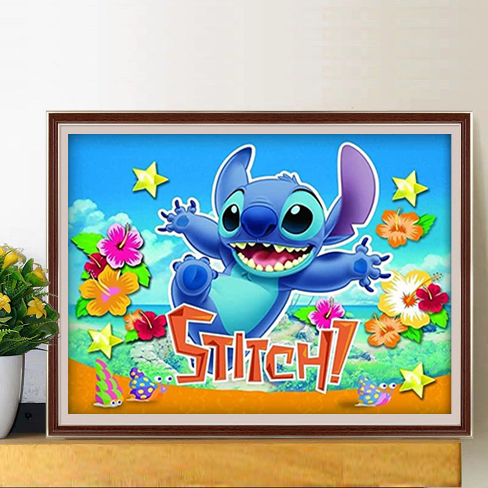 Stitch - Full Round Drill Diamond Painting 40*30CM