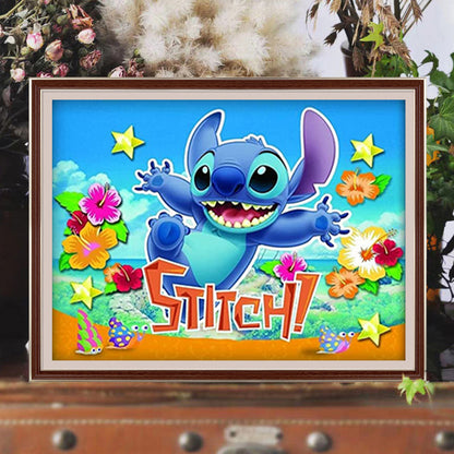 Stitch - Full Round Drill Diamond Painting 40*30CM