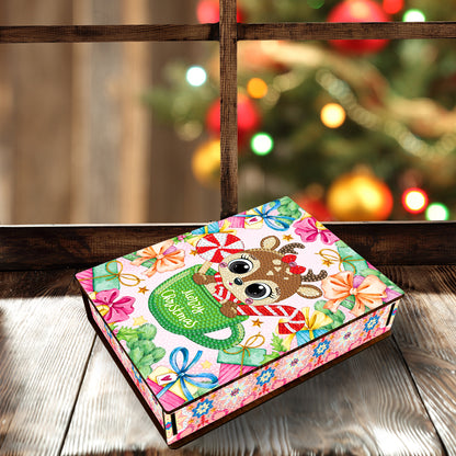 DIY Candy Storage Container Party Favors with Lids Storage Tank for Xmas Holiday