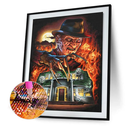 Freddie Kruger - Full Round Drill Diamond Painting 40*50CM