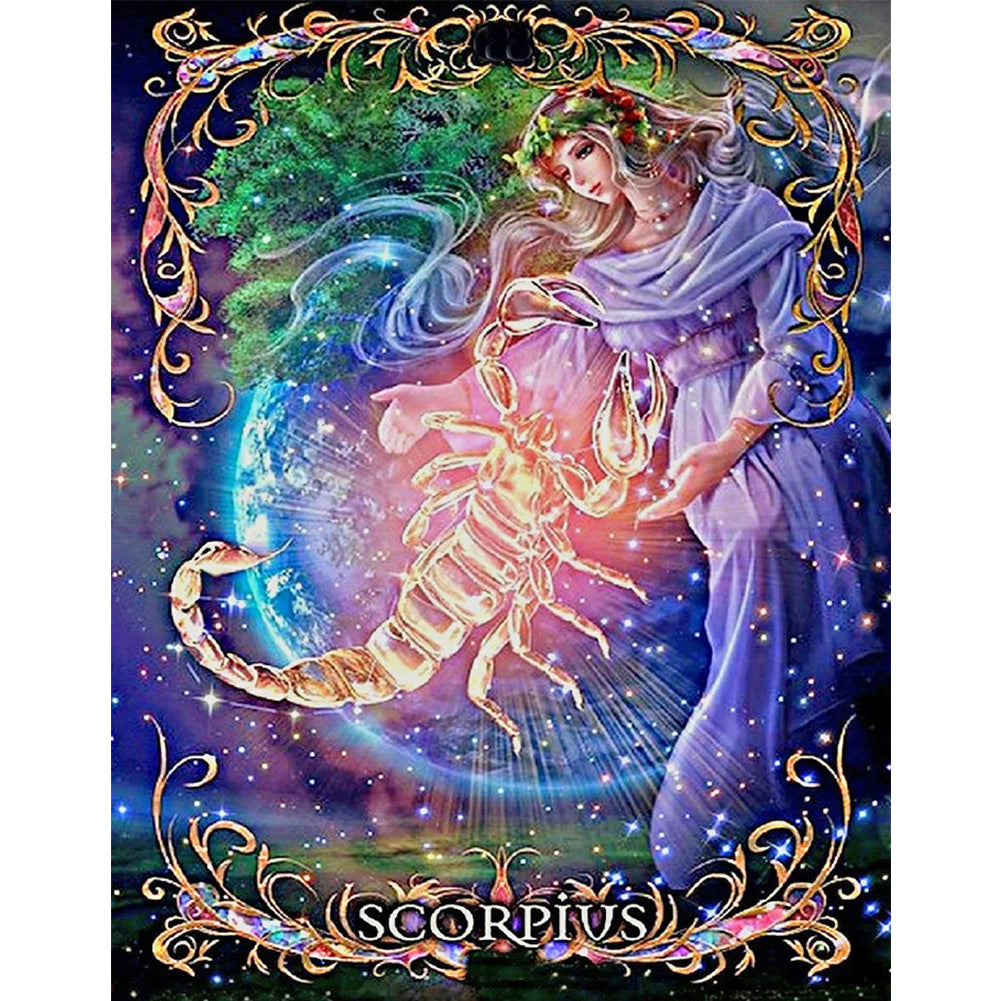 Scorpio - Full Round Drill Diamond Painting 40*50CM