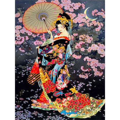 Kimono Girl - Full Square Drill Diamond Painting 30*40CM