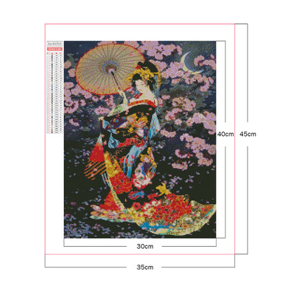 Kimono Girl - Full Square Drill Diamond Painting 30*40CM