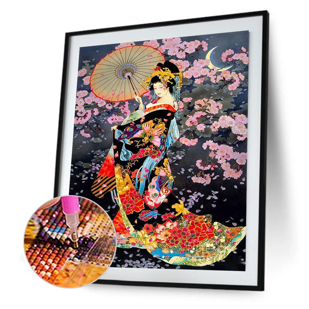 Kimono Girl - Full Square Drill Diamond Painting 30*40CM