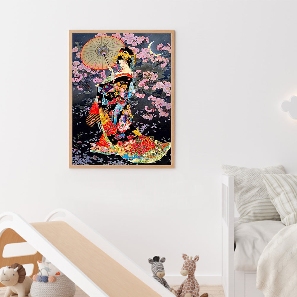 Kimono Girl - Full Square Drill Diamond Painting 30*40CM