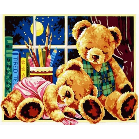 Toy Bear - Full Round Drill Diamond Painting 60*50CM