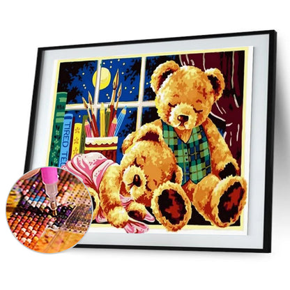 Toy Bear - Full Round Drill Diamond Painting 60*50CM