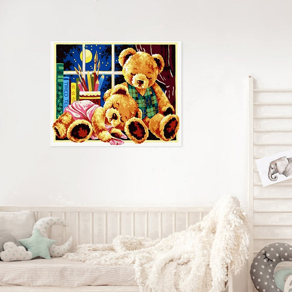 Toy Bear - Full Round Drill Diamond Painting 60*50CM