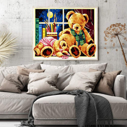 Toy Bear - Full Round Drill Diamond Painting 60*50CM