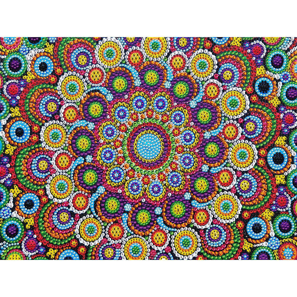 Mandala Pattern - Crystal Drill Diamond painting 40*30CM