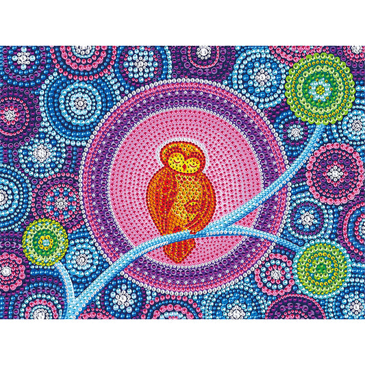 Owl - Crystal Drill Diamond painting 40*30CM