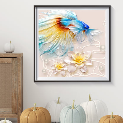 Koi - Full Round Drill Diamond Painting 40*40CM
