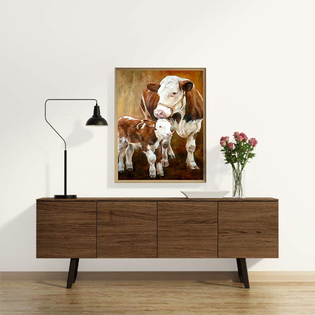 Bull - Full Round Drill Diamond Painting 40*50CM