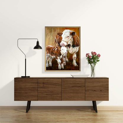 Bull - Full Round Drill Diamond Painting 40*50CM