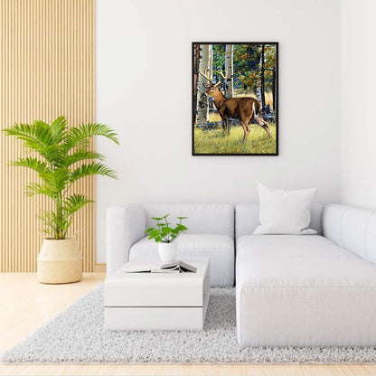 Elk - Full Round Drill Diamond Painting 40*50CM