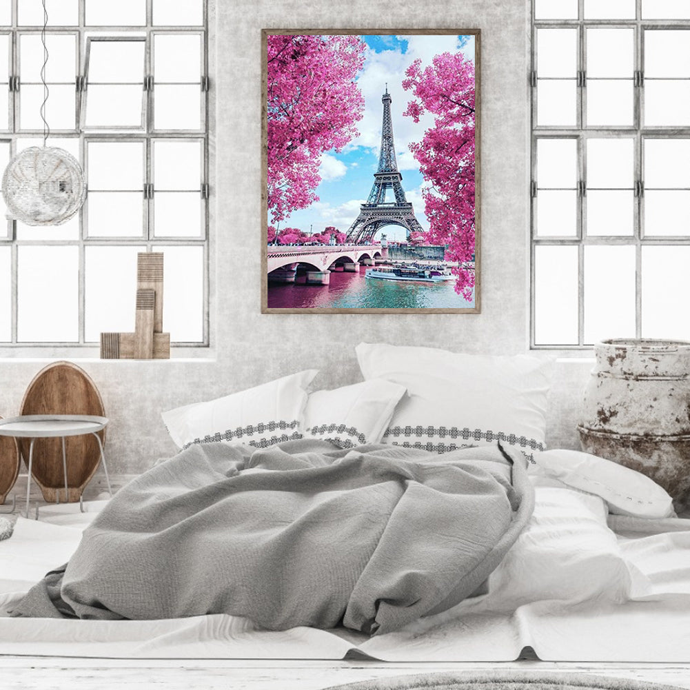 Eiffel Tower - Full Square Drill Diamond Painting 30*40CM